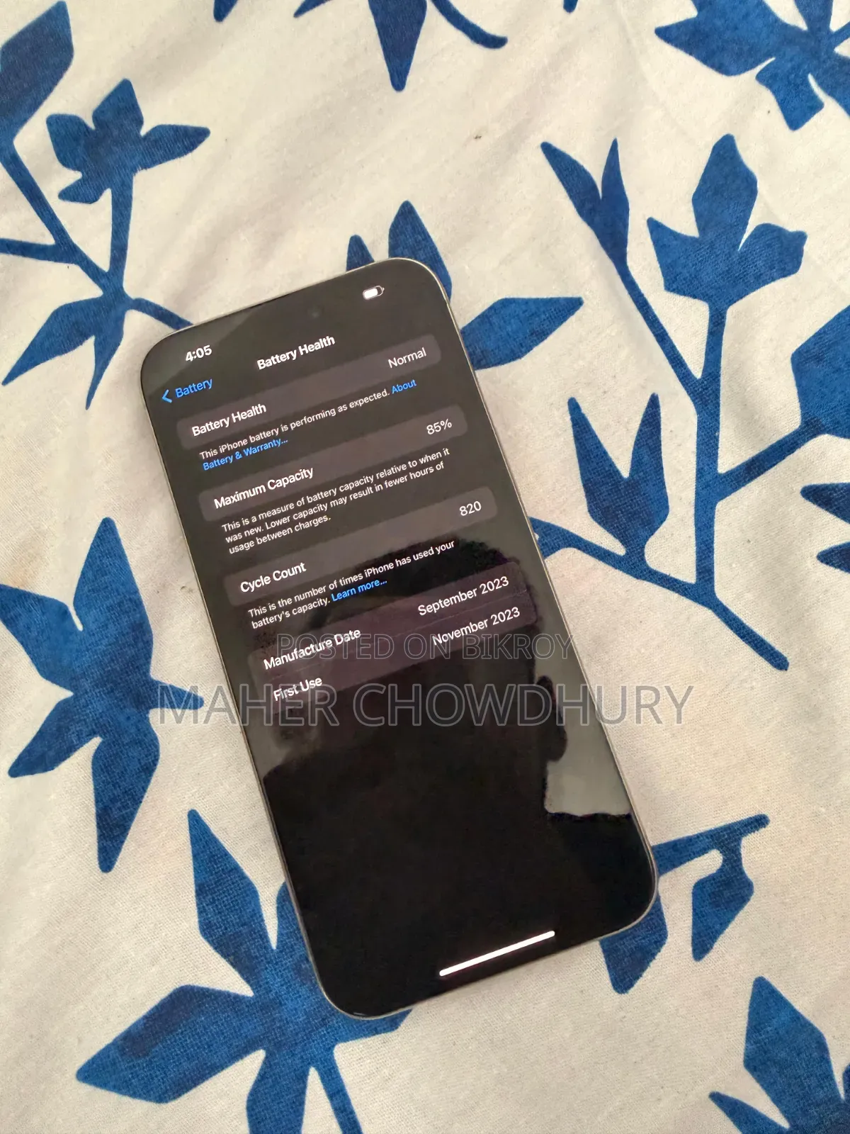 Apple iPhone 15 Pro Max 256 GB Silver