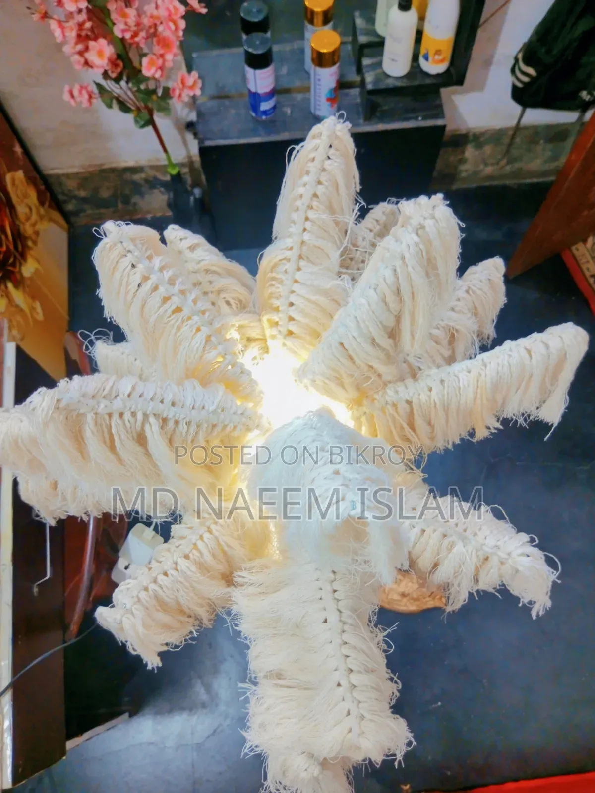 Macrame Tree Lamp!!