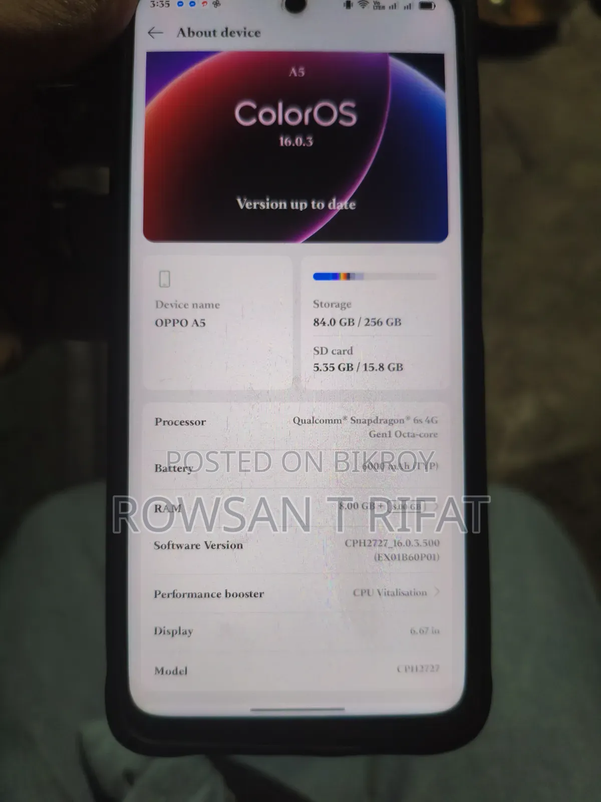 Oppo A5 256 GB