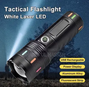 Touch Light Premium Aluminium Alloy Flashlight – 10000+Mah