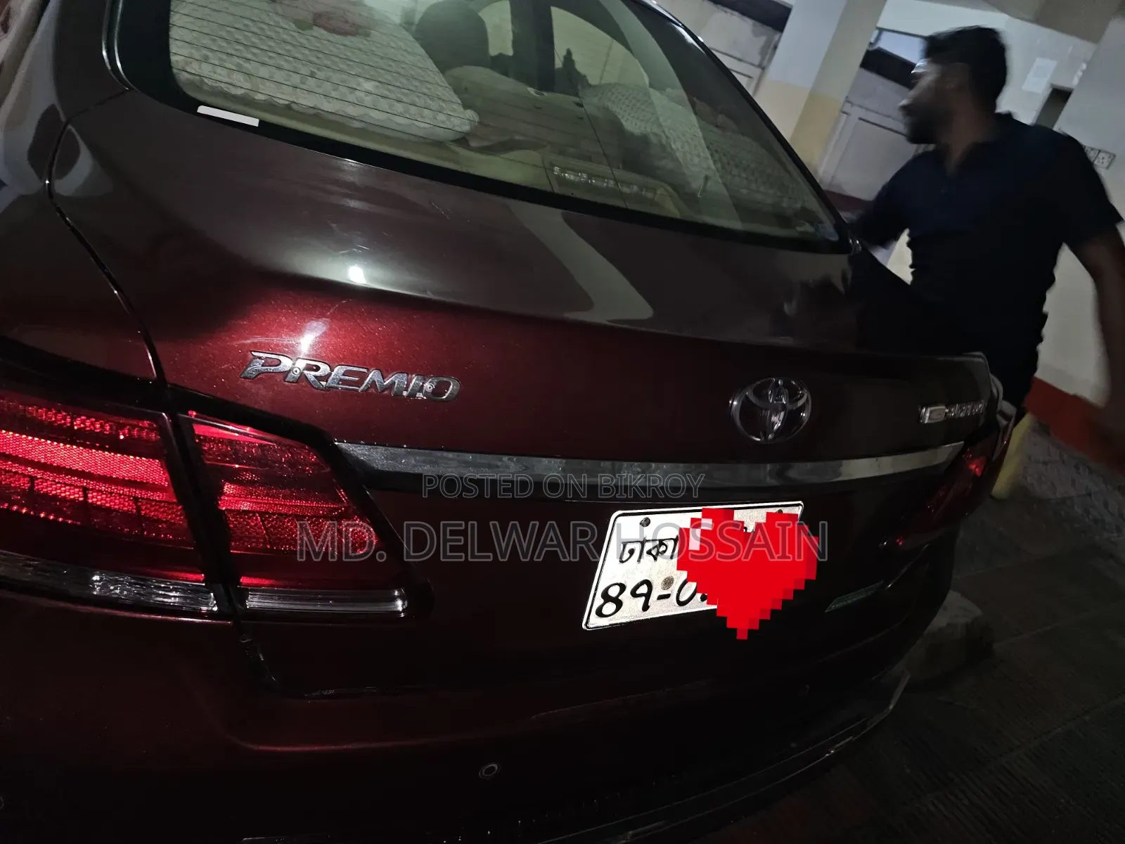 Toyota Premio 2018 Maroon