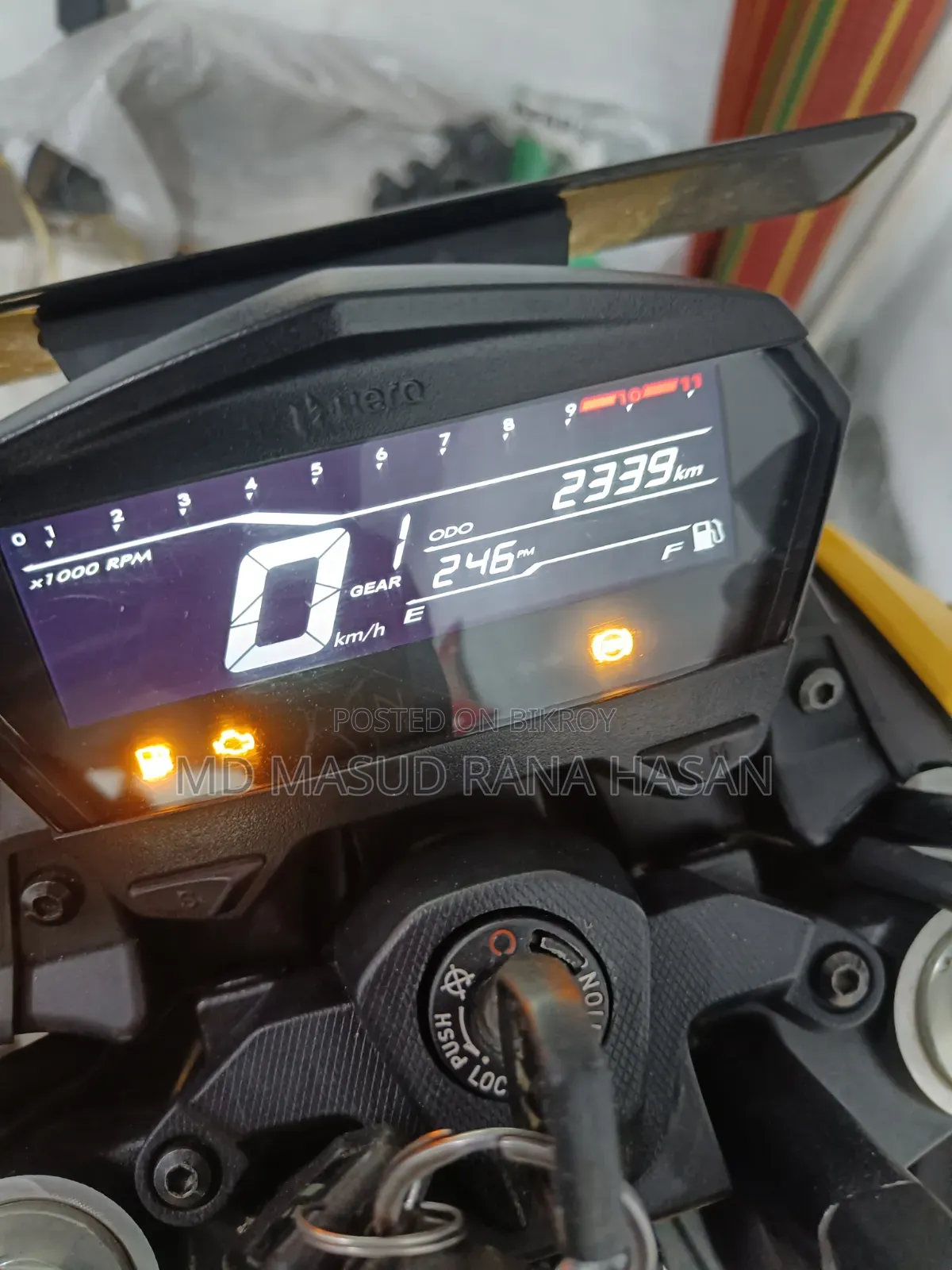 Hero Xtreme 125R 2025 Yellow