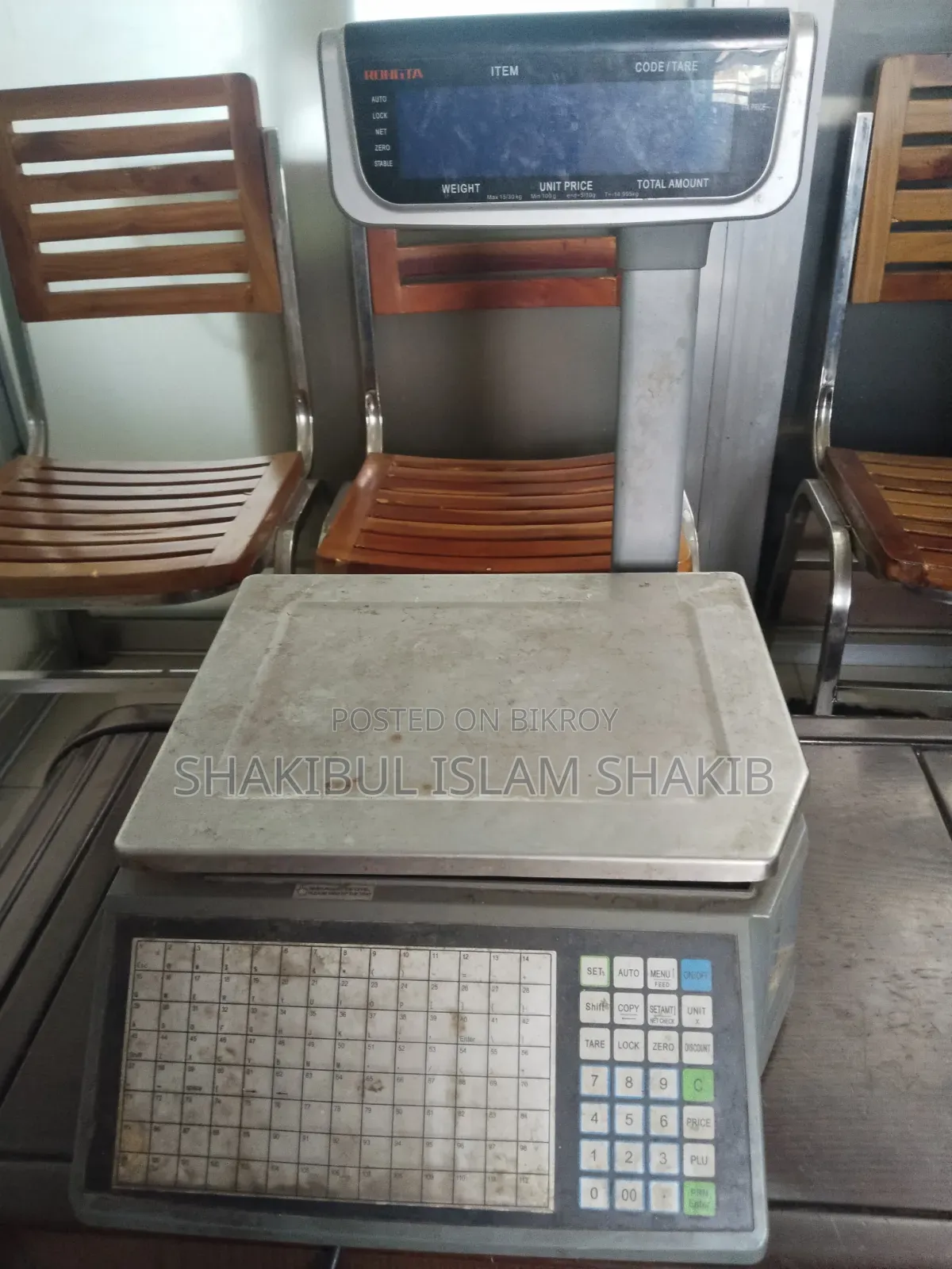 Rongta Rls1100 30kg Barcode Label Printing Weighing Scale