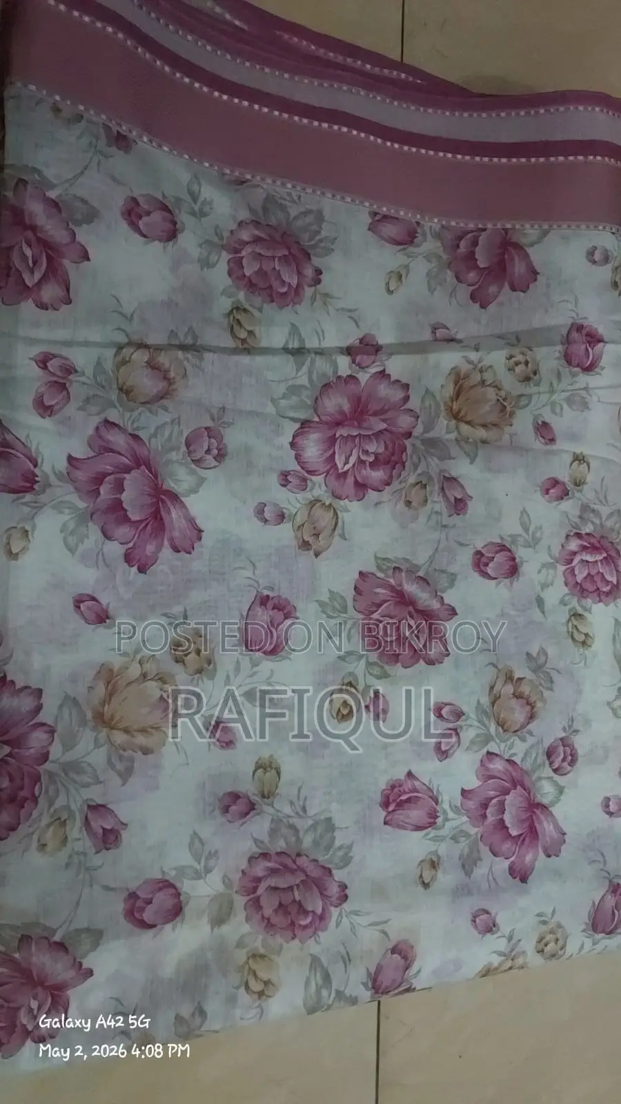 Floral Printed Saree – Stay Light, Comfortable, and Stylish!