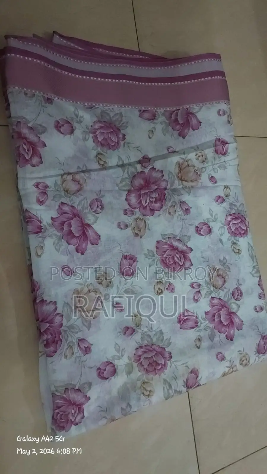 Floral Printed Saree – Stay Light, Comfortable, and Stylish!