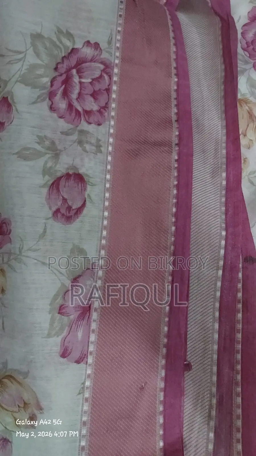 Floral Printed Saree – Stay Light, Comfortable, and Stylish!