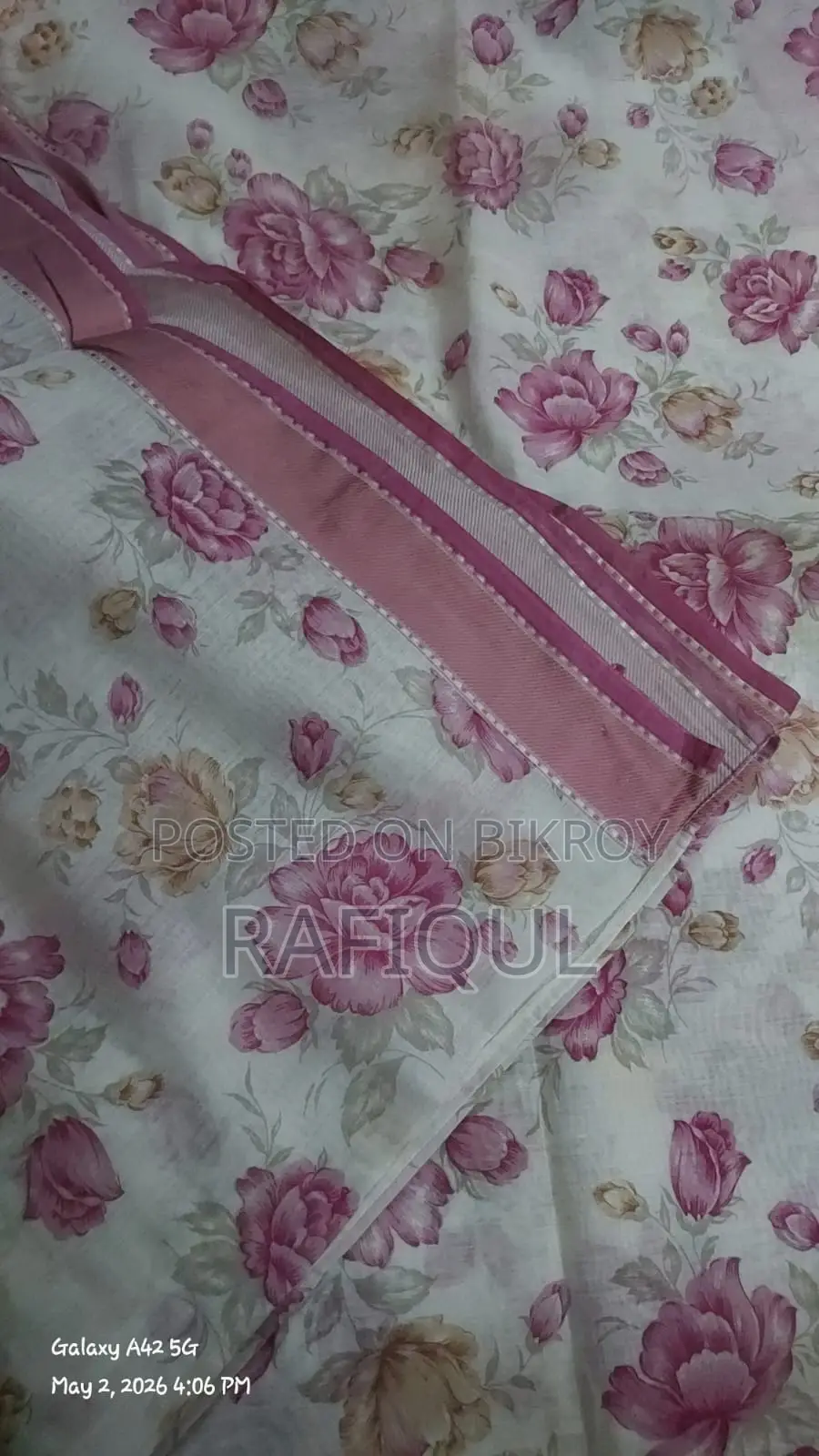 Floral Printed Saree – Stay Light, Comfortable, and Stylish!