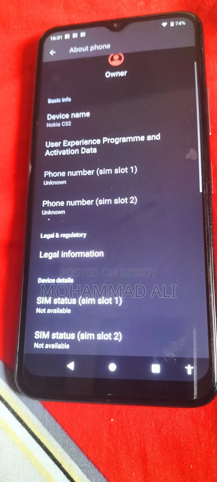 Nokia C32 64 GB Silver