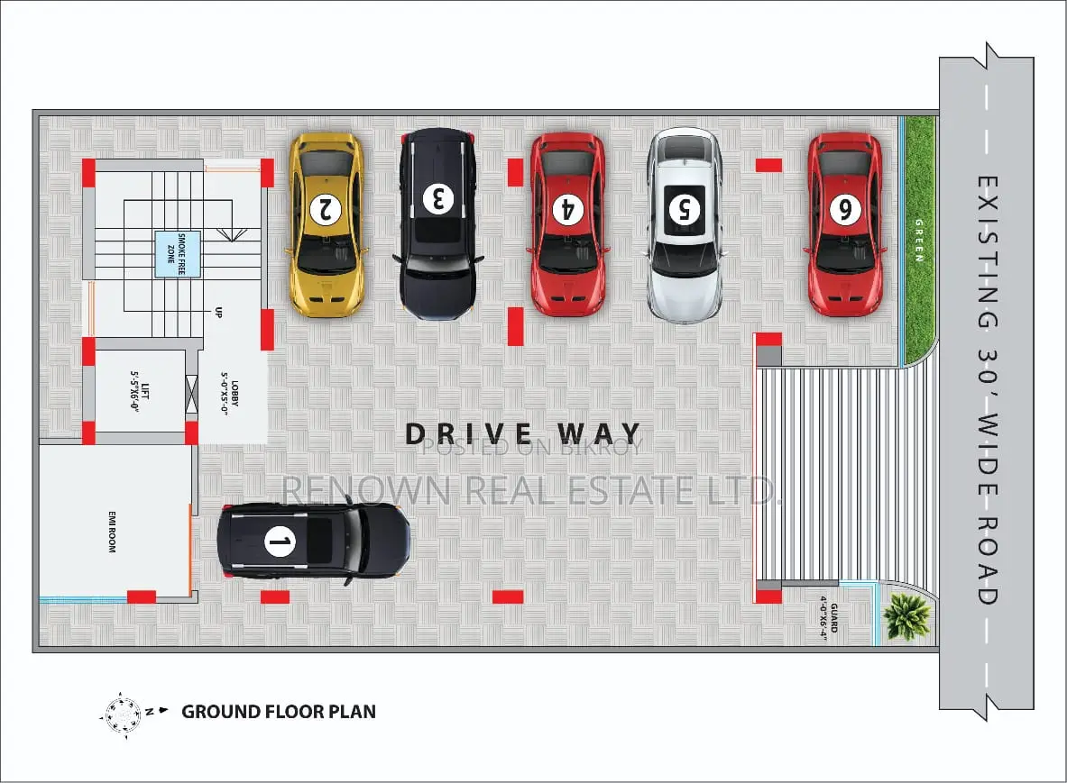 3-bedroom Apartment in Renown Real Estate, Uttara for Sale