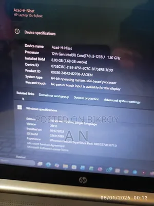 Laptop HP 8GB Intel Core I5 SSD 512GB