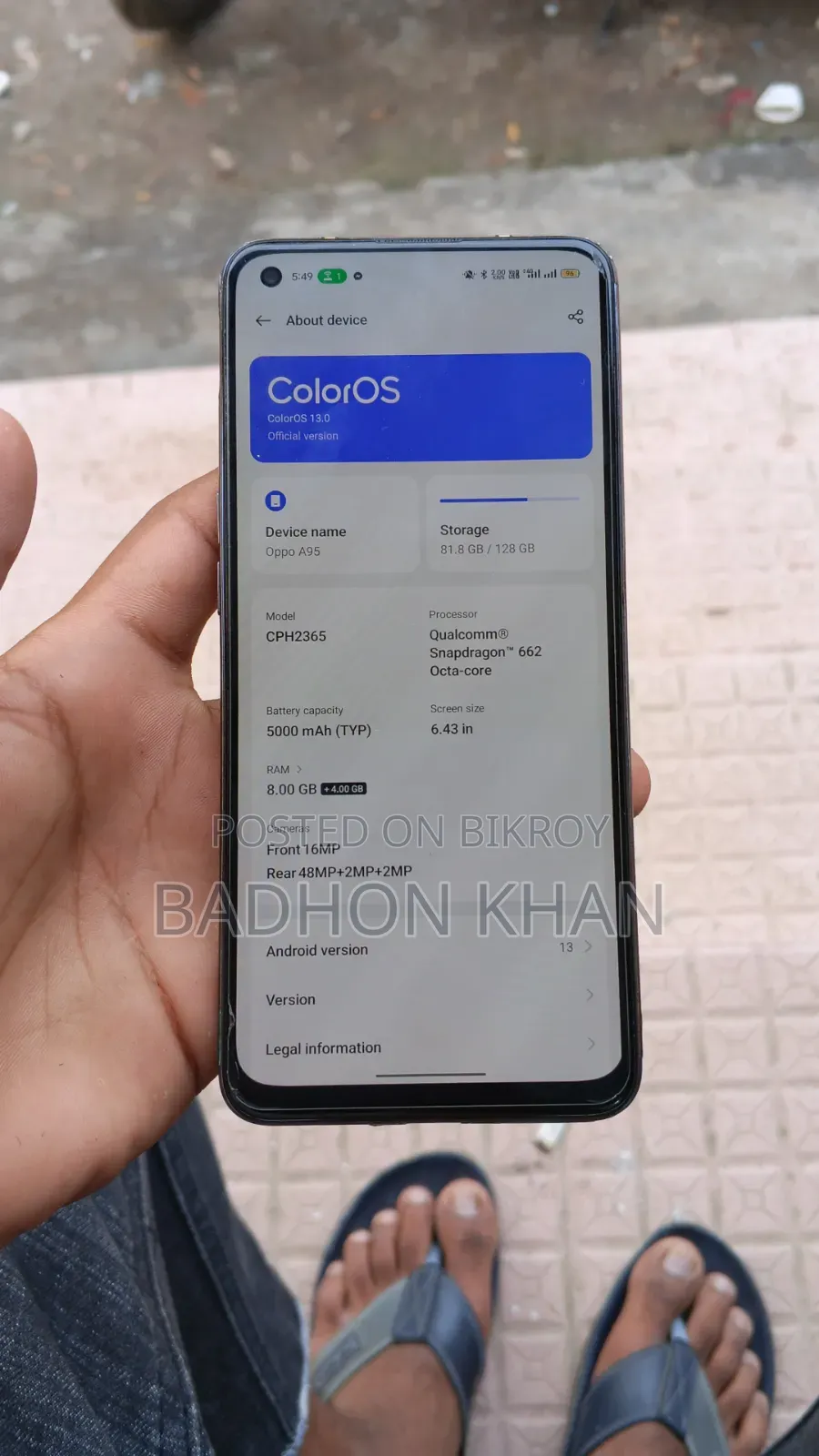 Oppo A95 128 GB Pink