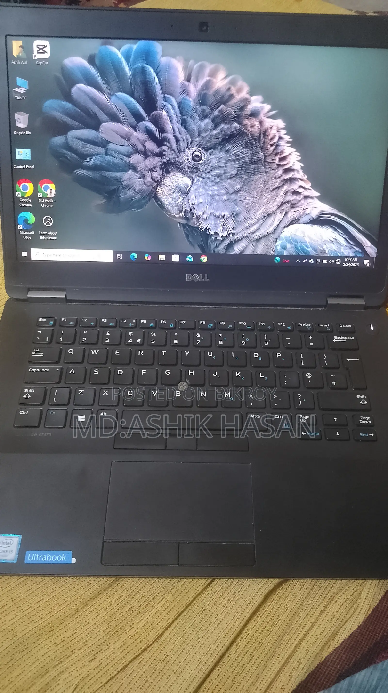 Laptop Dell Latitude E7470 8GB Intel Core I5 SSD 128GB