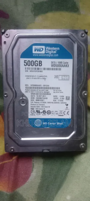 Hard Disk 500gb Wd Western Digital