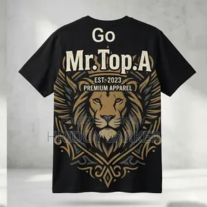 Premium Quality Custom Designed Black T-Shirt
