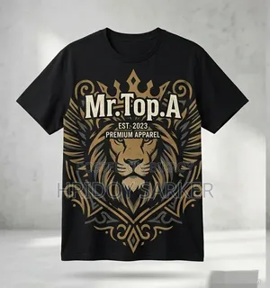 Premium Quality Custom Designed Black T-Shirt