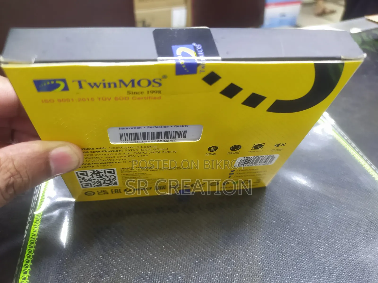 SSD Twinmos 128gb Sata(New Intek)