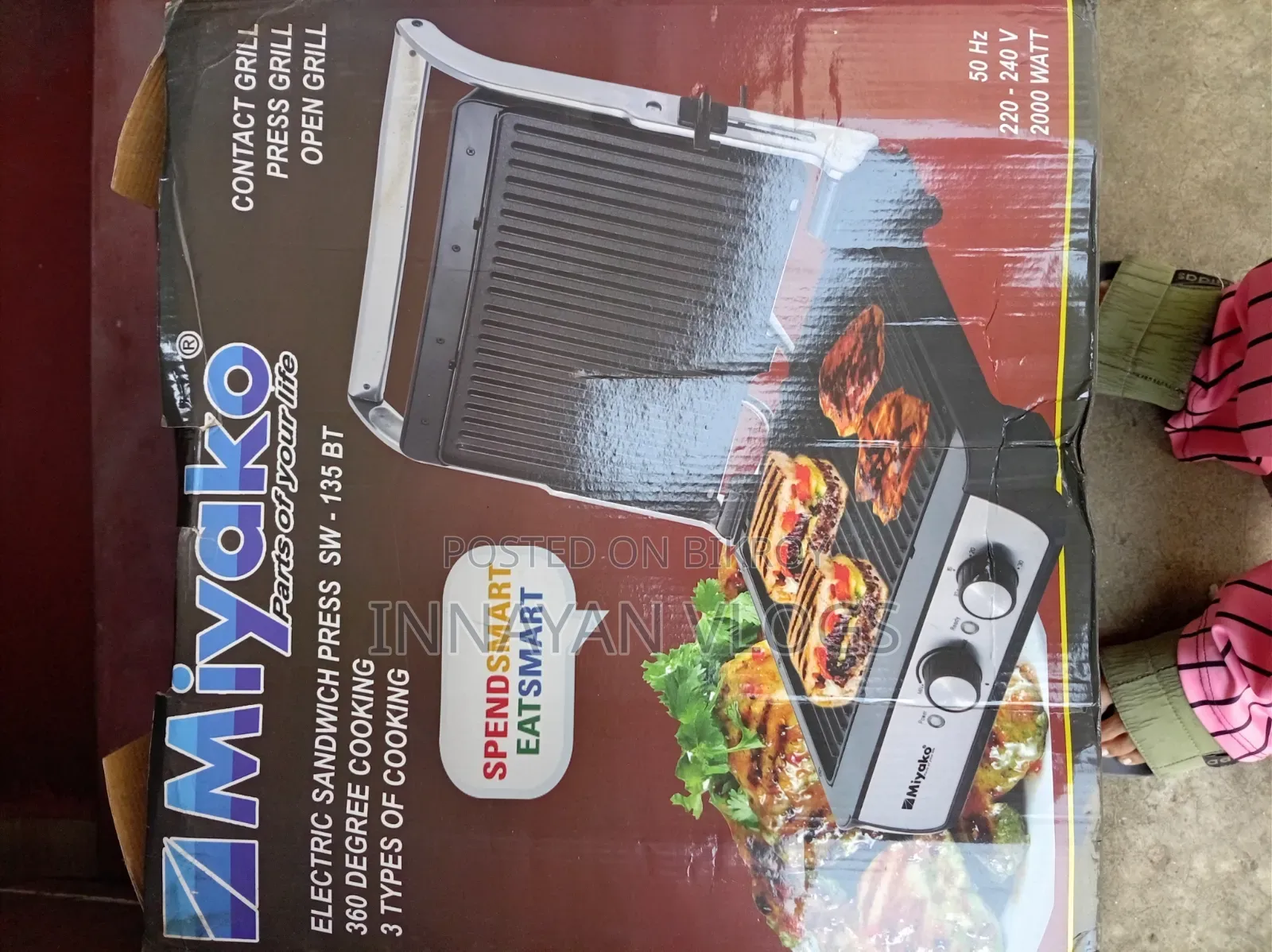 Miyako Electric Sandwich Press