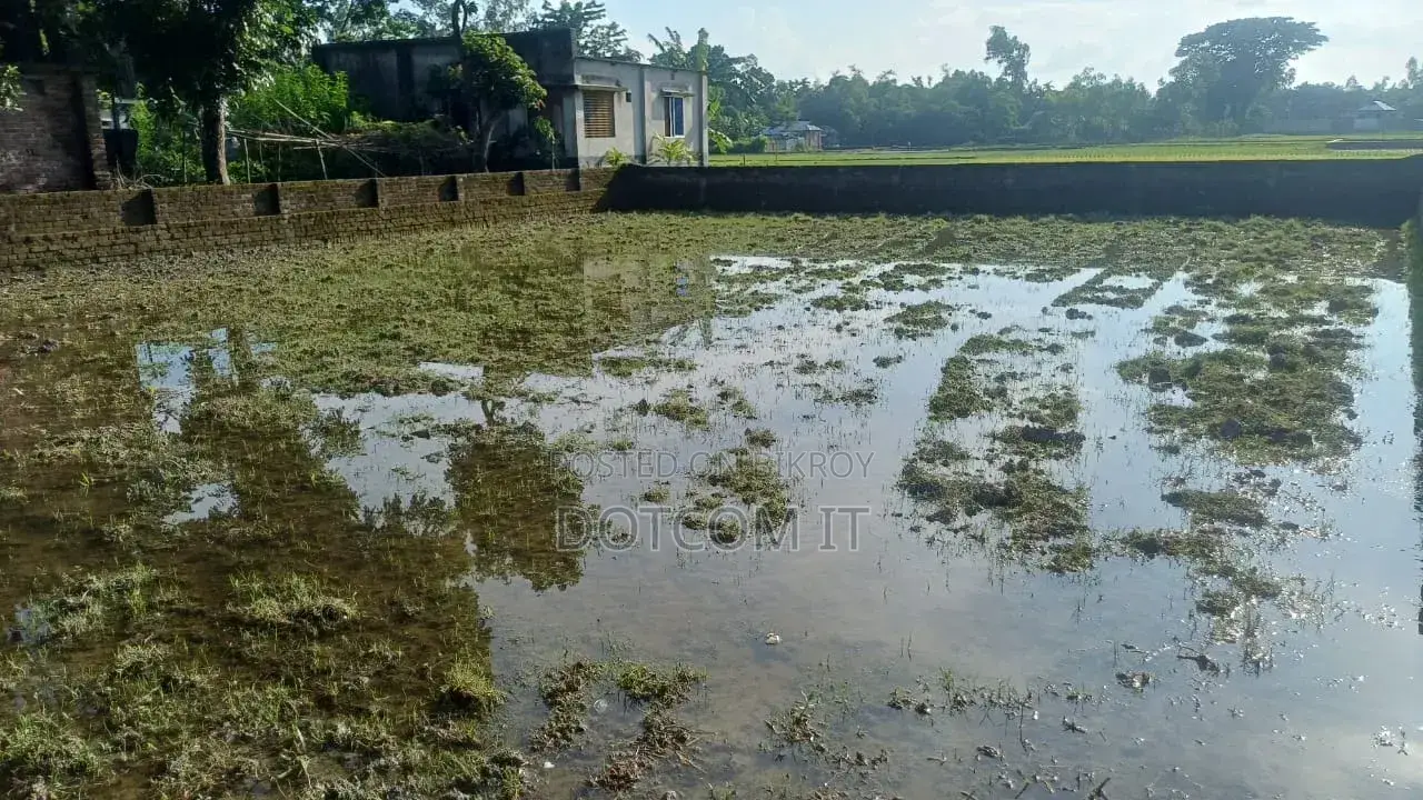 রাস্তার সাথে ১২ শতাংশ জমি বিক্রি হবে