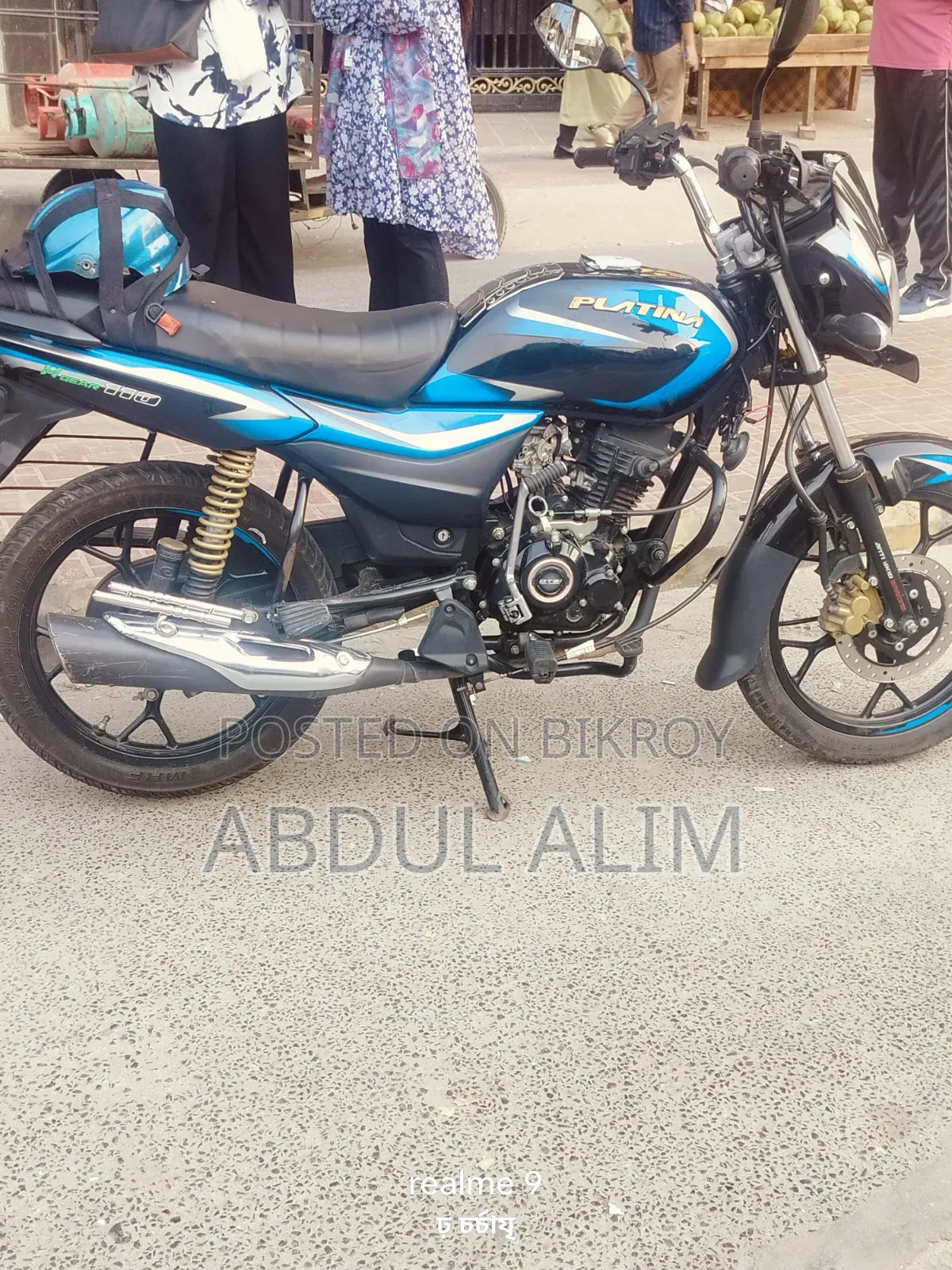 Bajaj Platina 110 2023 Blue