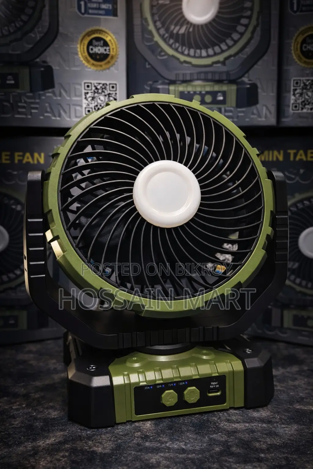 Defender Mini Table Fan (4000mah Battery)