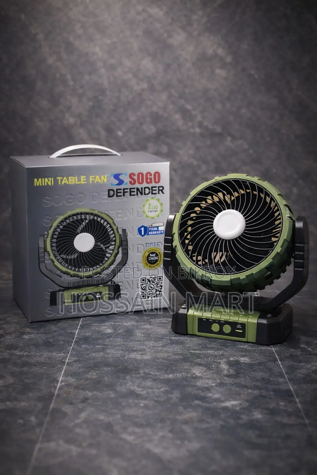 Defender Mini Table Fan (4000mah Battery)