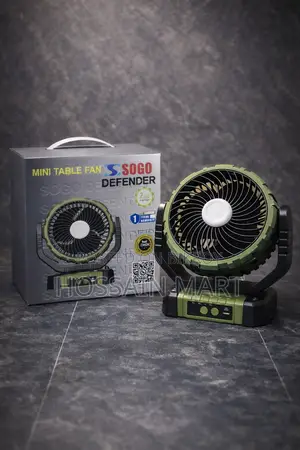 Defender Mini Table Fan (4000mah Battery)