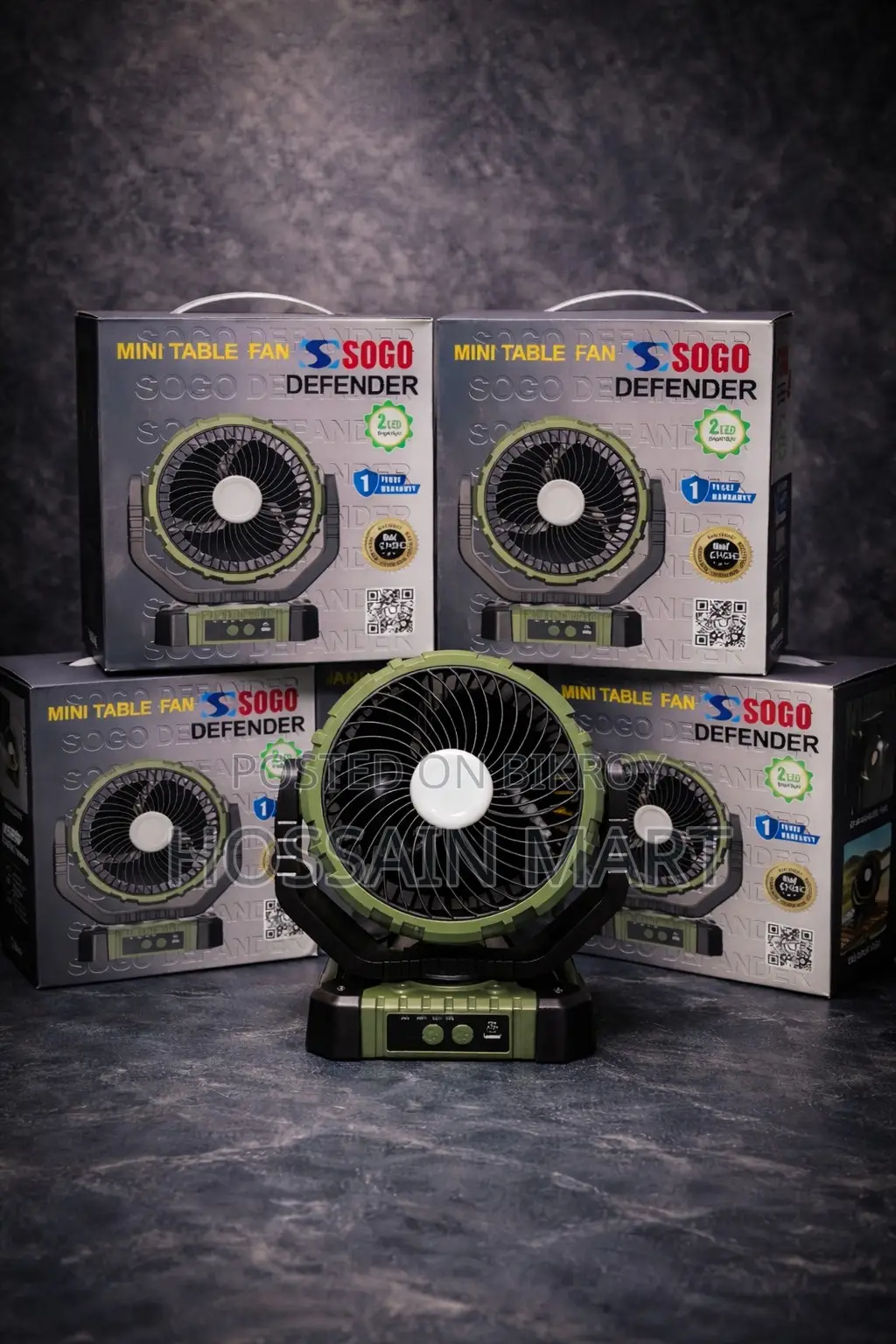 Defender Mini Table Fan (4000mah Battery)
