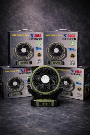 Defender Mini Table Fan (4000mah Battery)