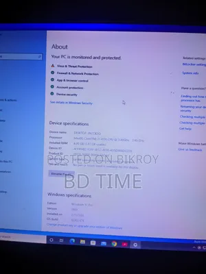 Desktop Computer 4GB Intel Core I3 eMMC 128GB
