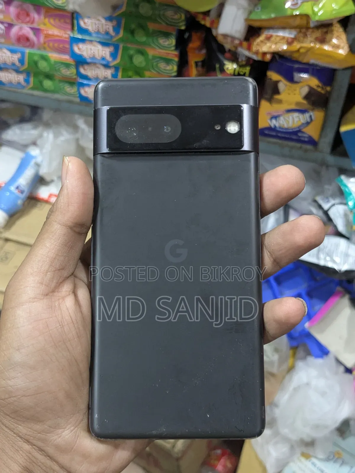 নতুন গুগল পিক্সেল ৭ ১২৮ জিবি কালো