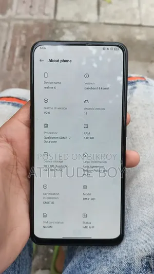 Realme X 64 GB Blue