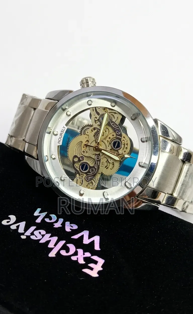 Free Delivery: Hoursly Skeleton Watch