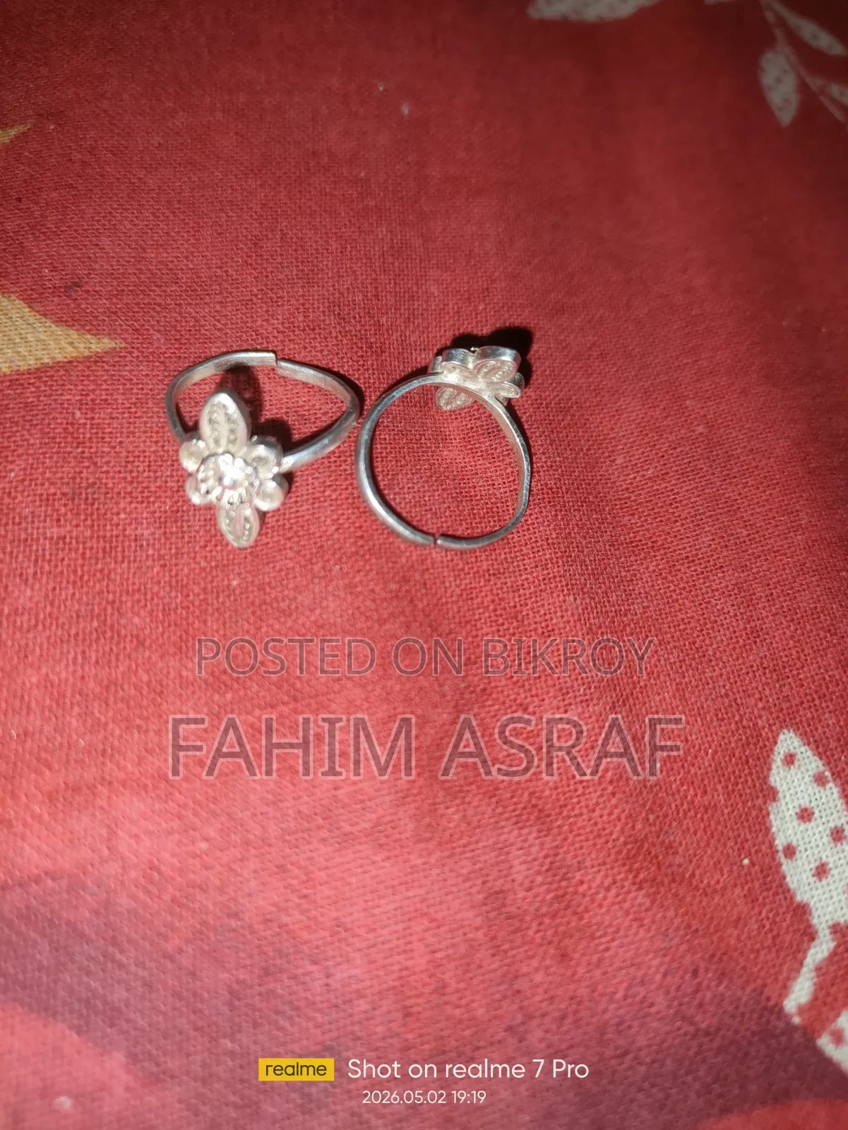 2 Pieces Silver Ring