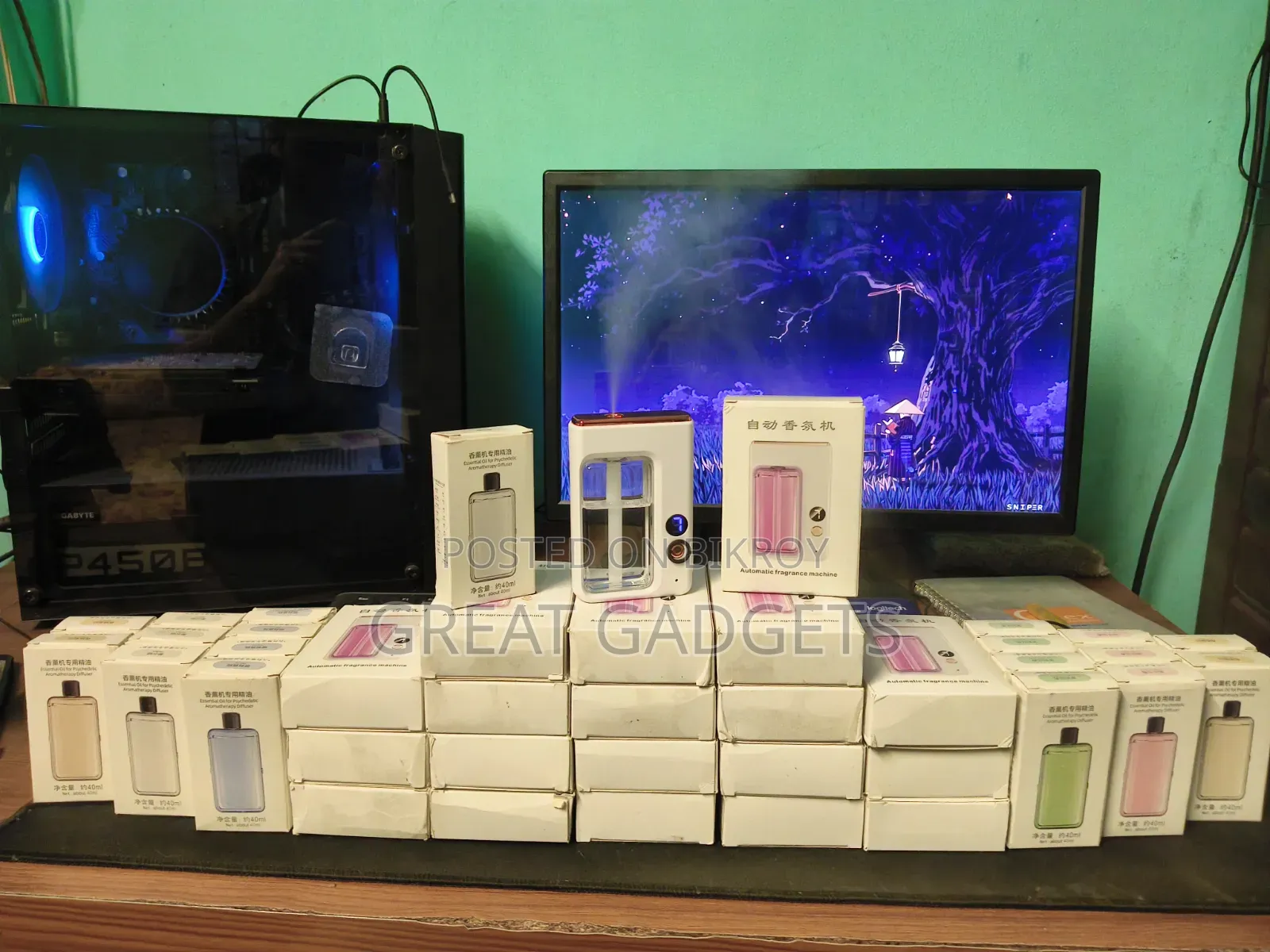 Aromatherapy Diffuser Machine With Liquid Essential Oil