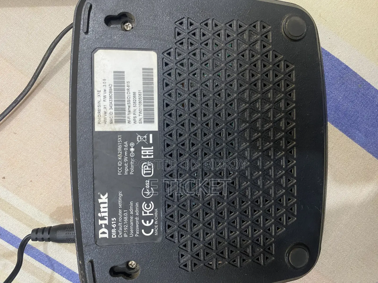 D-Link Dir-615 Wireless N300 Router