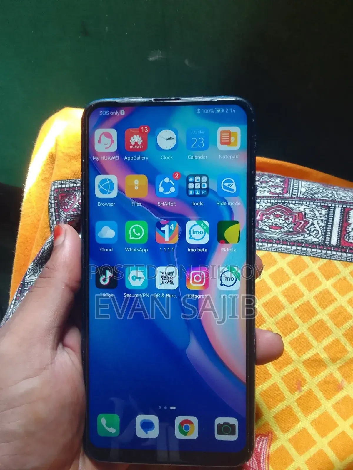 Huawei Y9 128 GB Blue