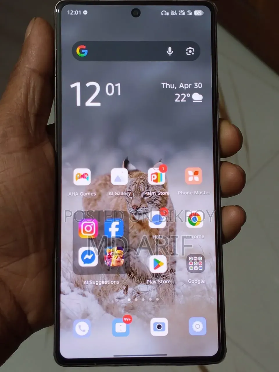 Infinix Note 50 4G 256 GB Gray