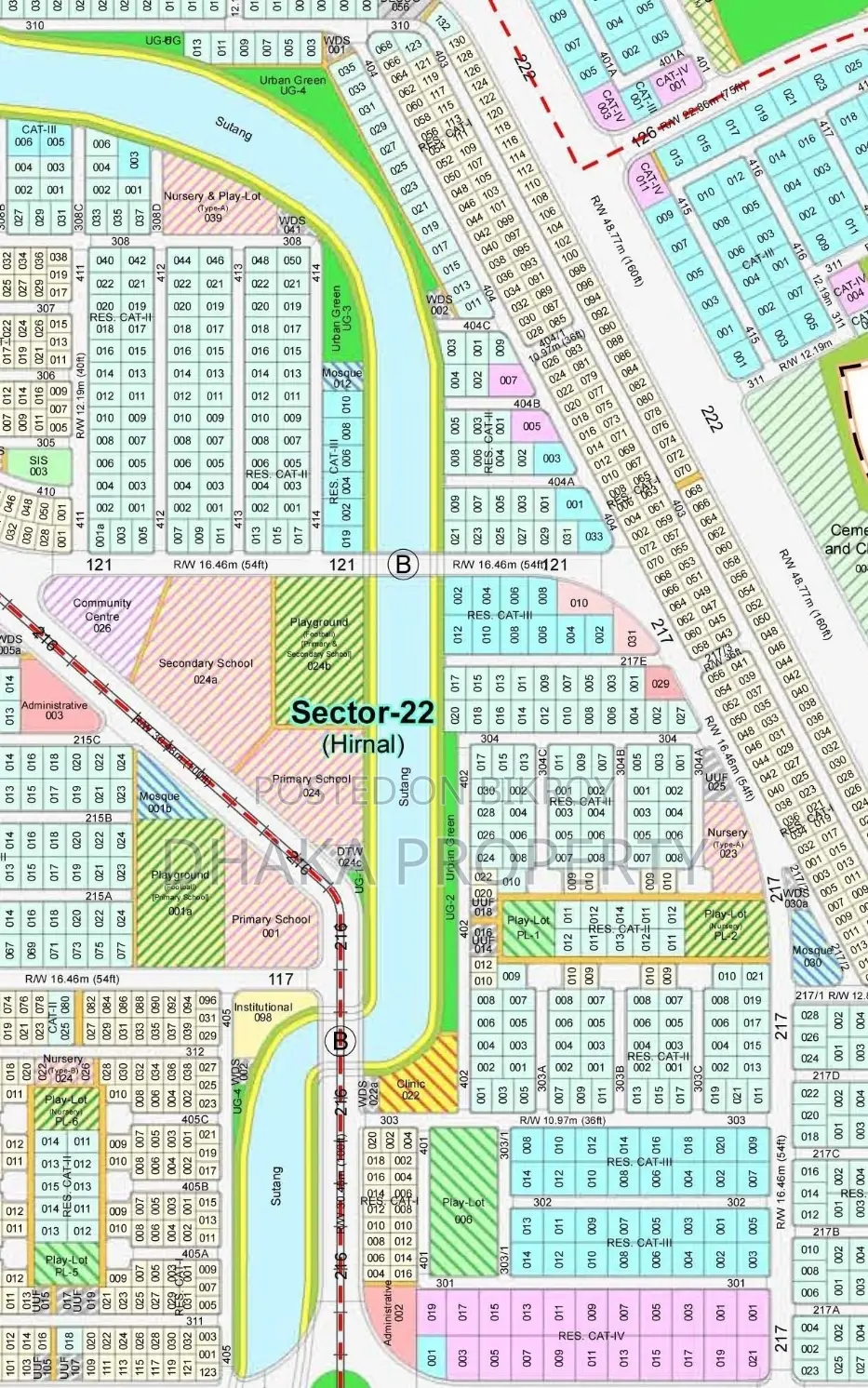 3 Katha Land Sale East at Sector-22