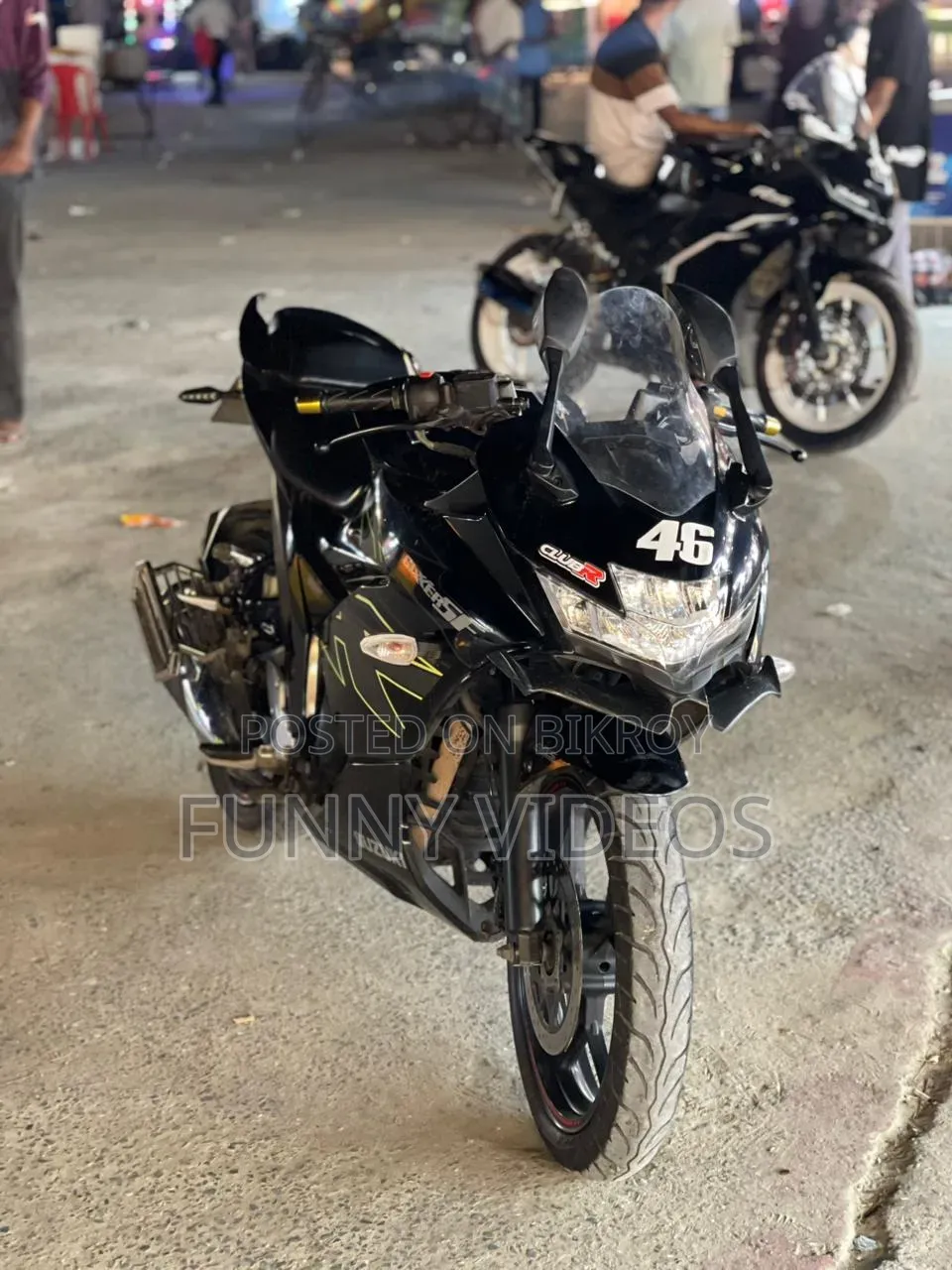 New Suzuki Gixxer SF FI 2024 Black