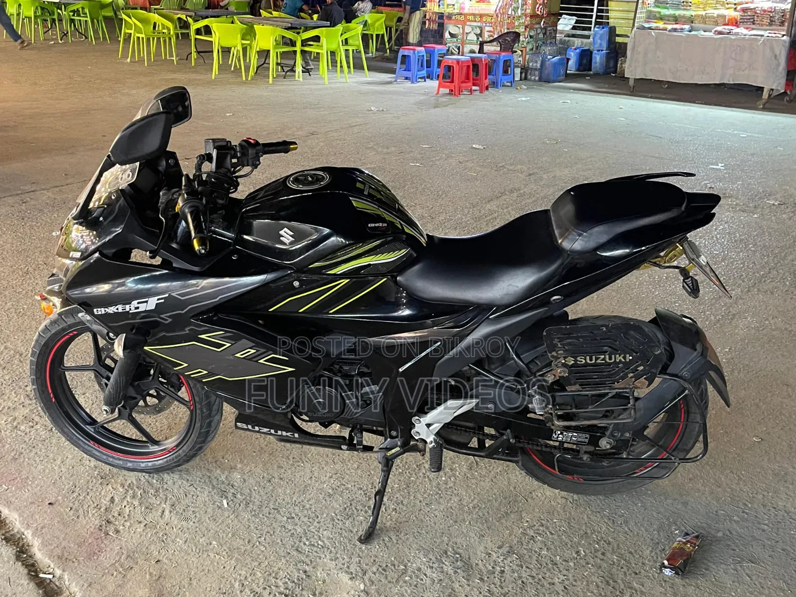 New Suzuki Gixxer SF FI 2024 Black