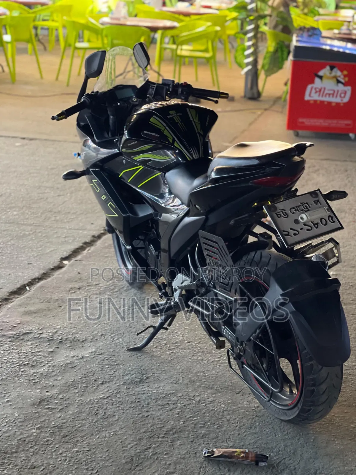 New Suzuki Gixxer SF FI 2024 Black