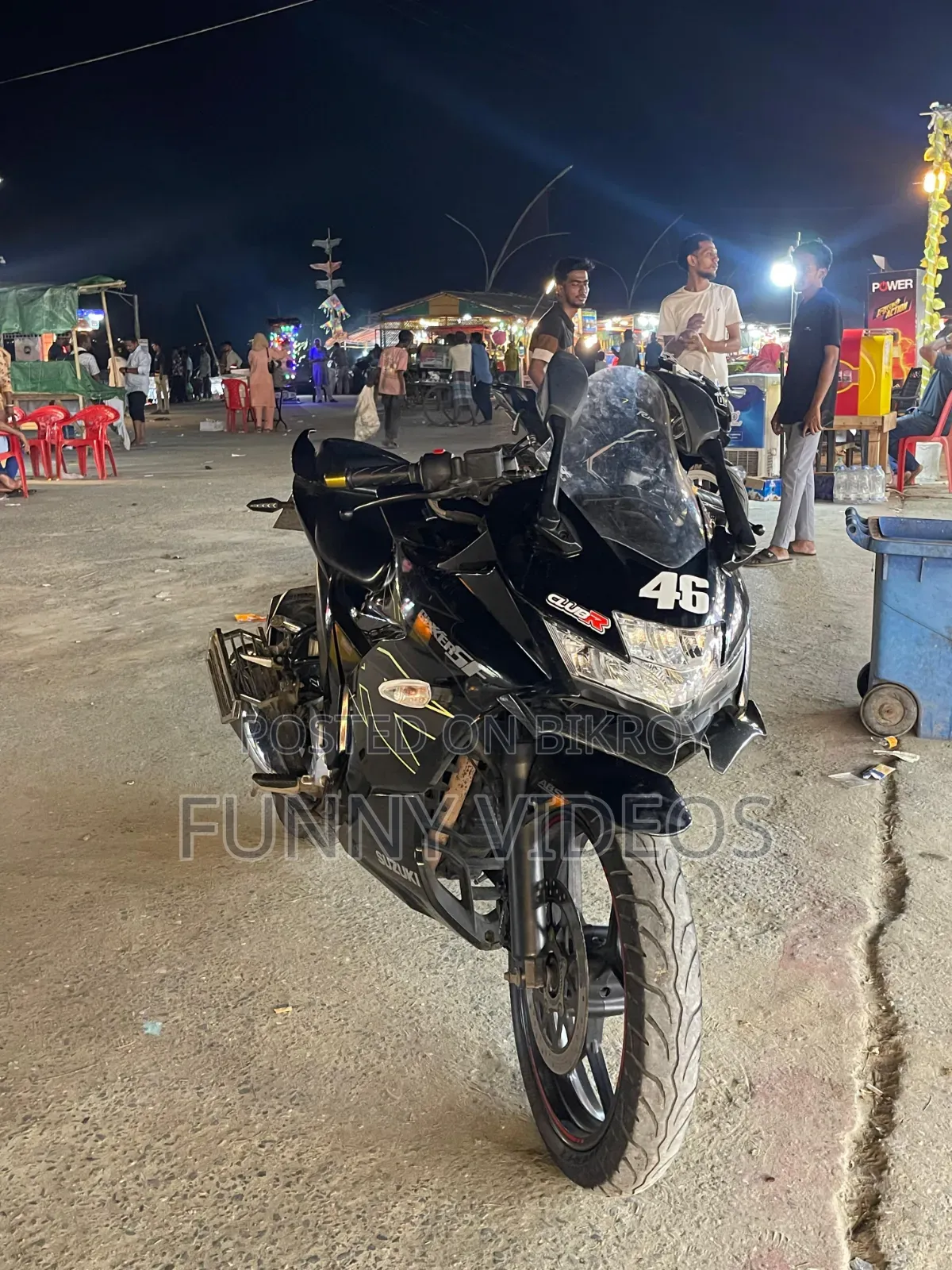 New Suzuki Gixxer SF FI 2024 Black