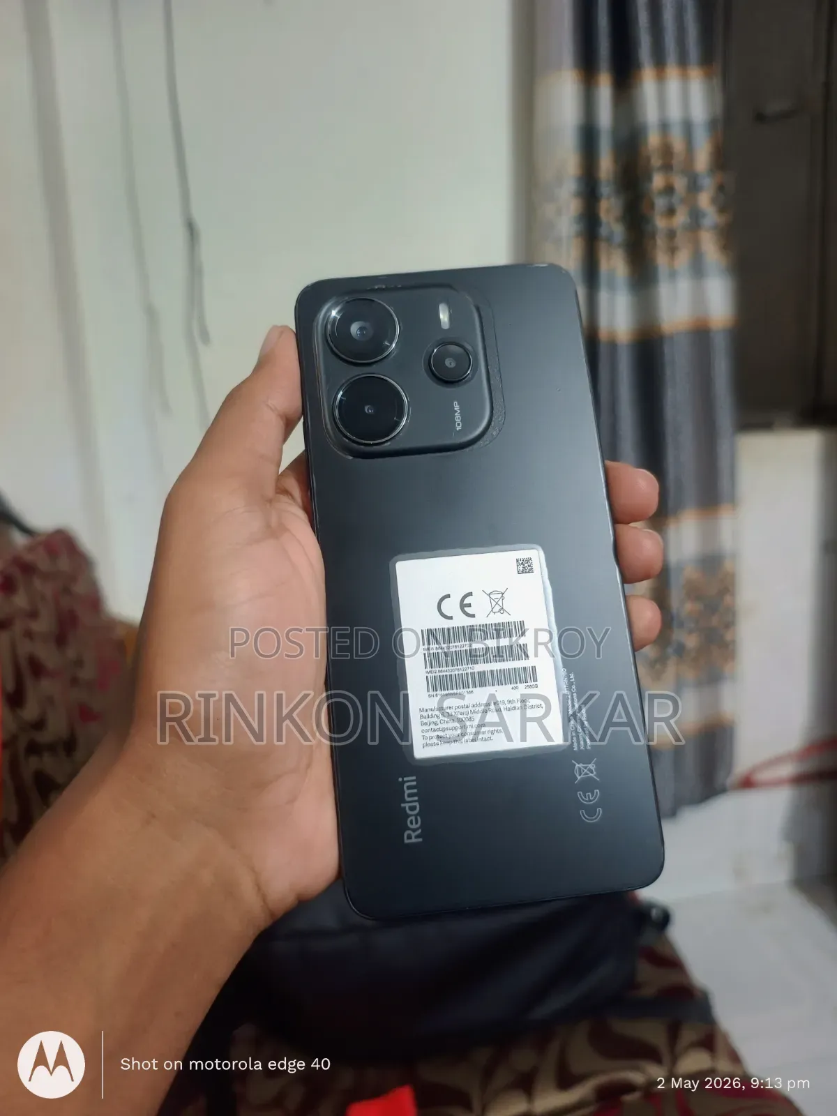 Xiaomi Redmi Note 14 4G 256 GB Black