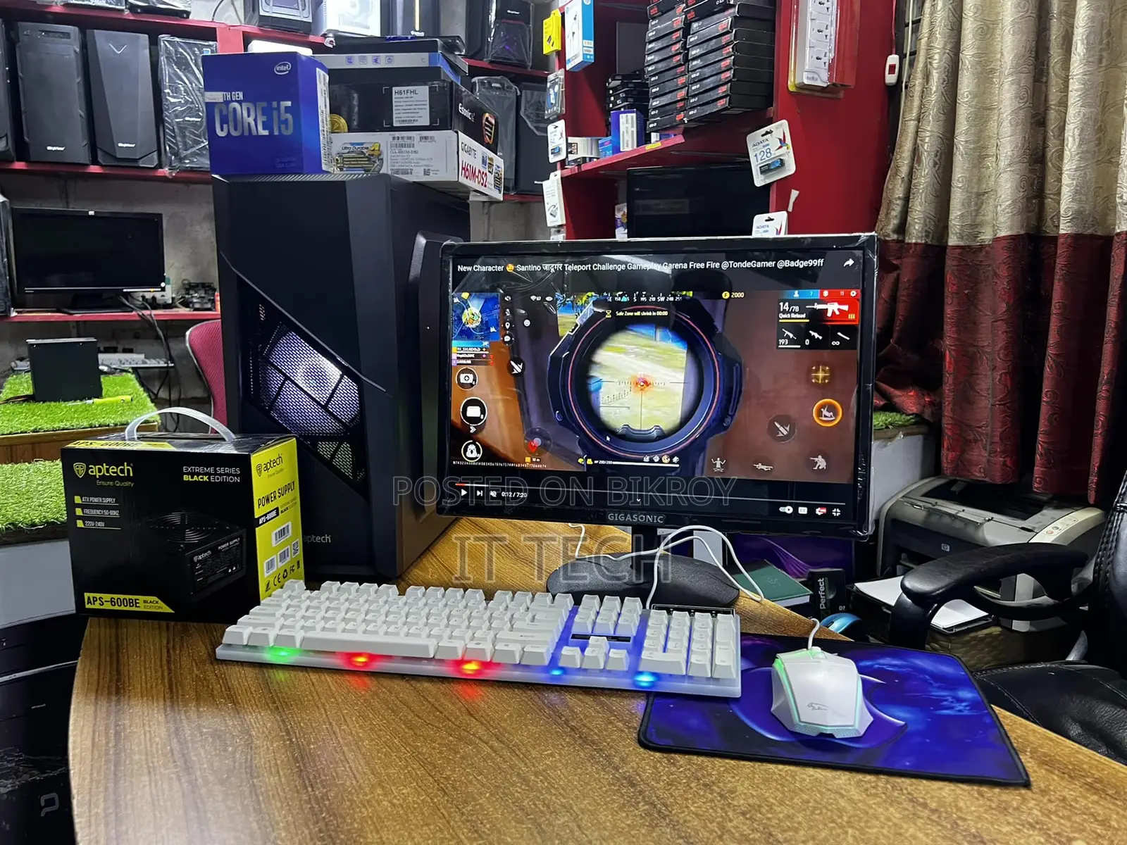 New Desktop Computer 8GB Intel Core I7 SSD 128GB