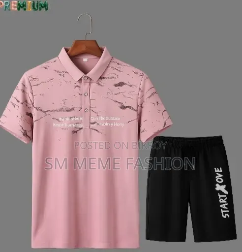 Polo Shirt and Half Pant Combo
