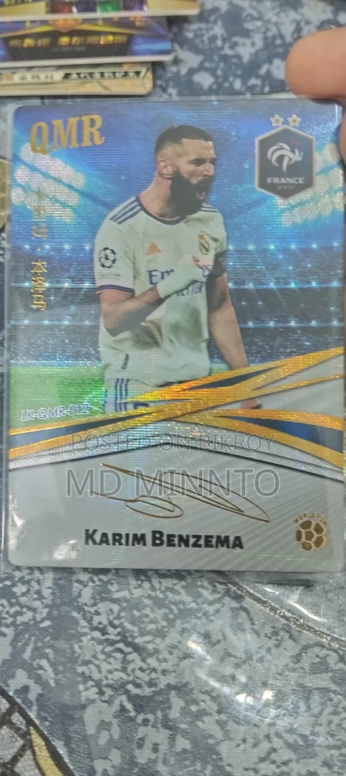 Football Official Signature Card