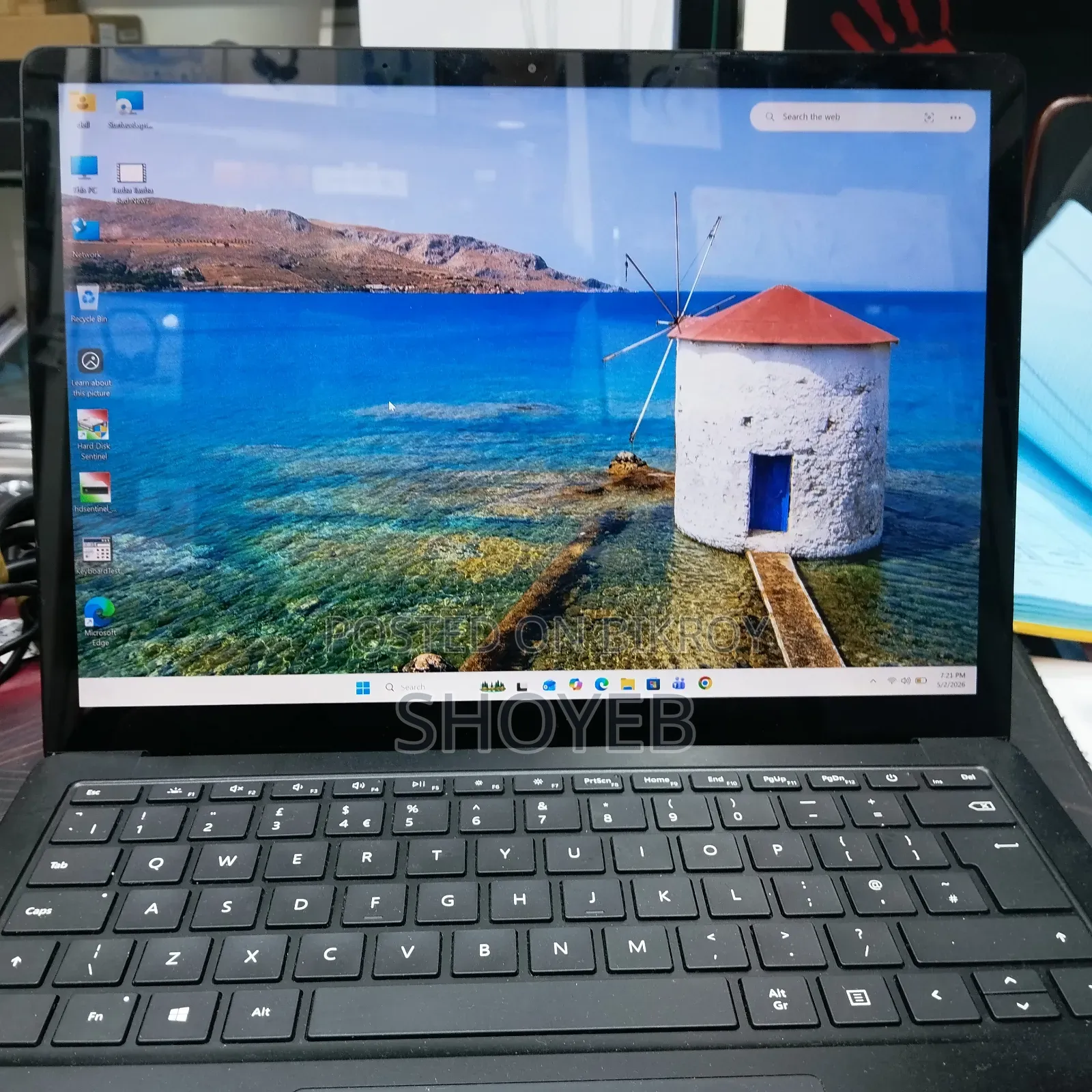 New Laptop 8GB Intel Core I5 SSD 256GB