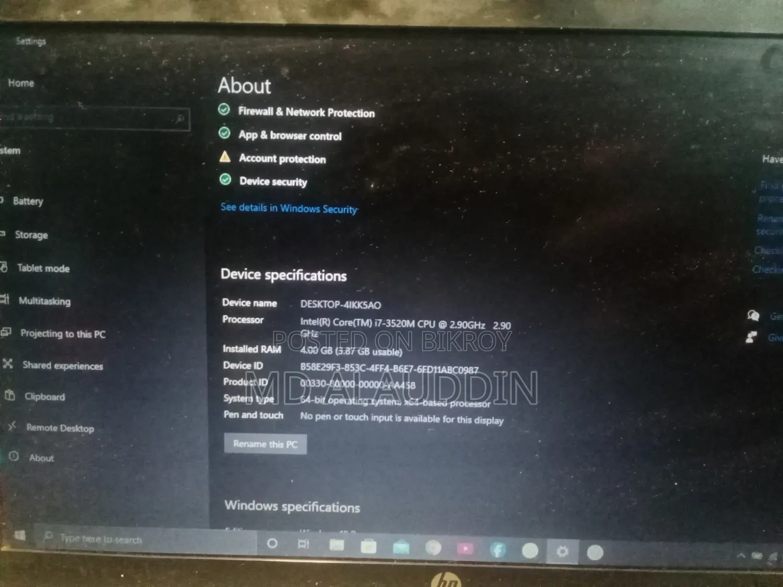 Laptop HP EliteBook 2570P 4GB Intel Core I7 SSD 128GB