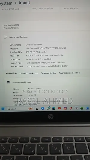Laptop HP 15 16GB Intel Core I7 SSD 500GB