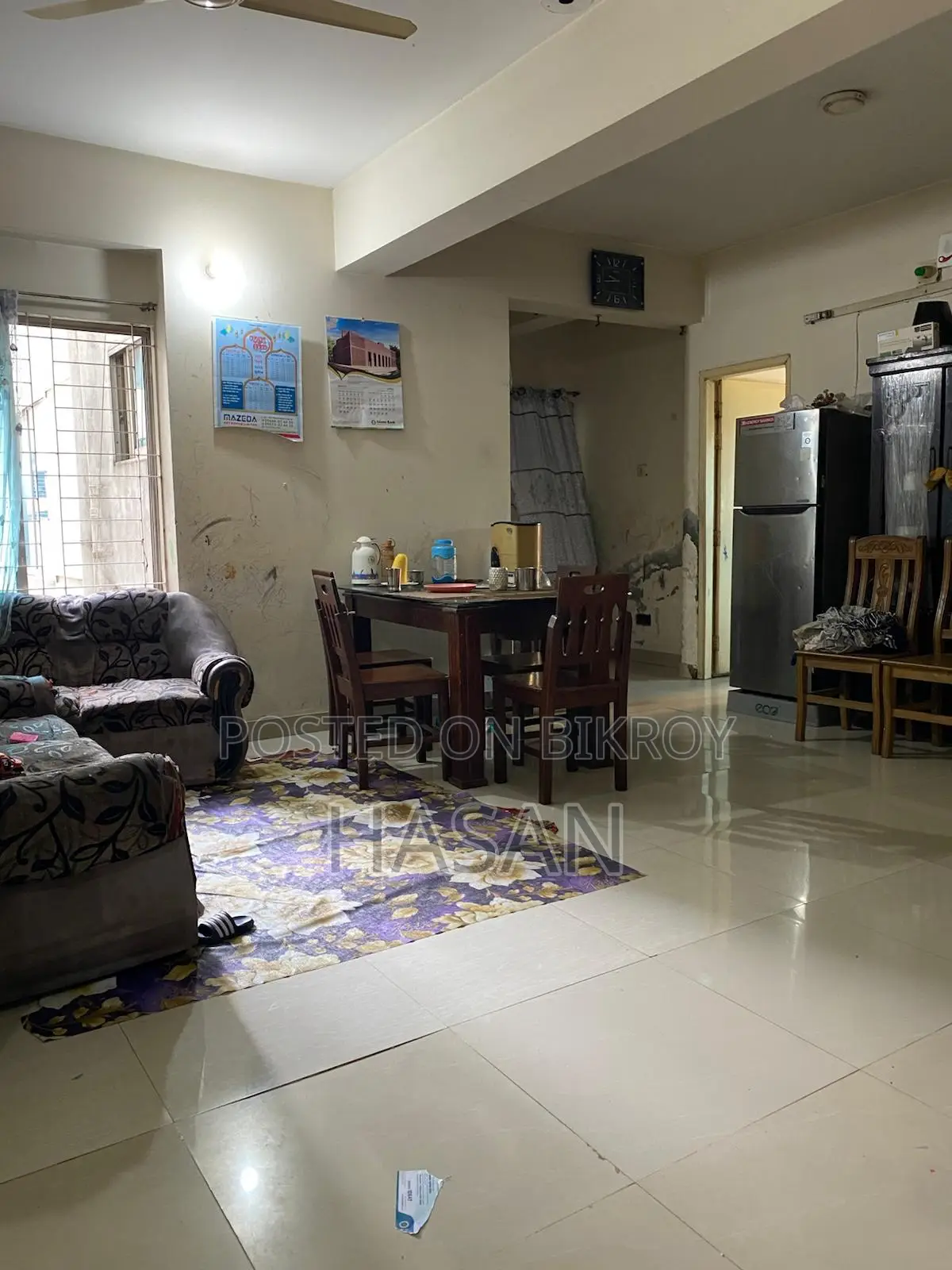 Furnished 3-Bedroom Apartment for Sale in Mohammadpur Shamoly
